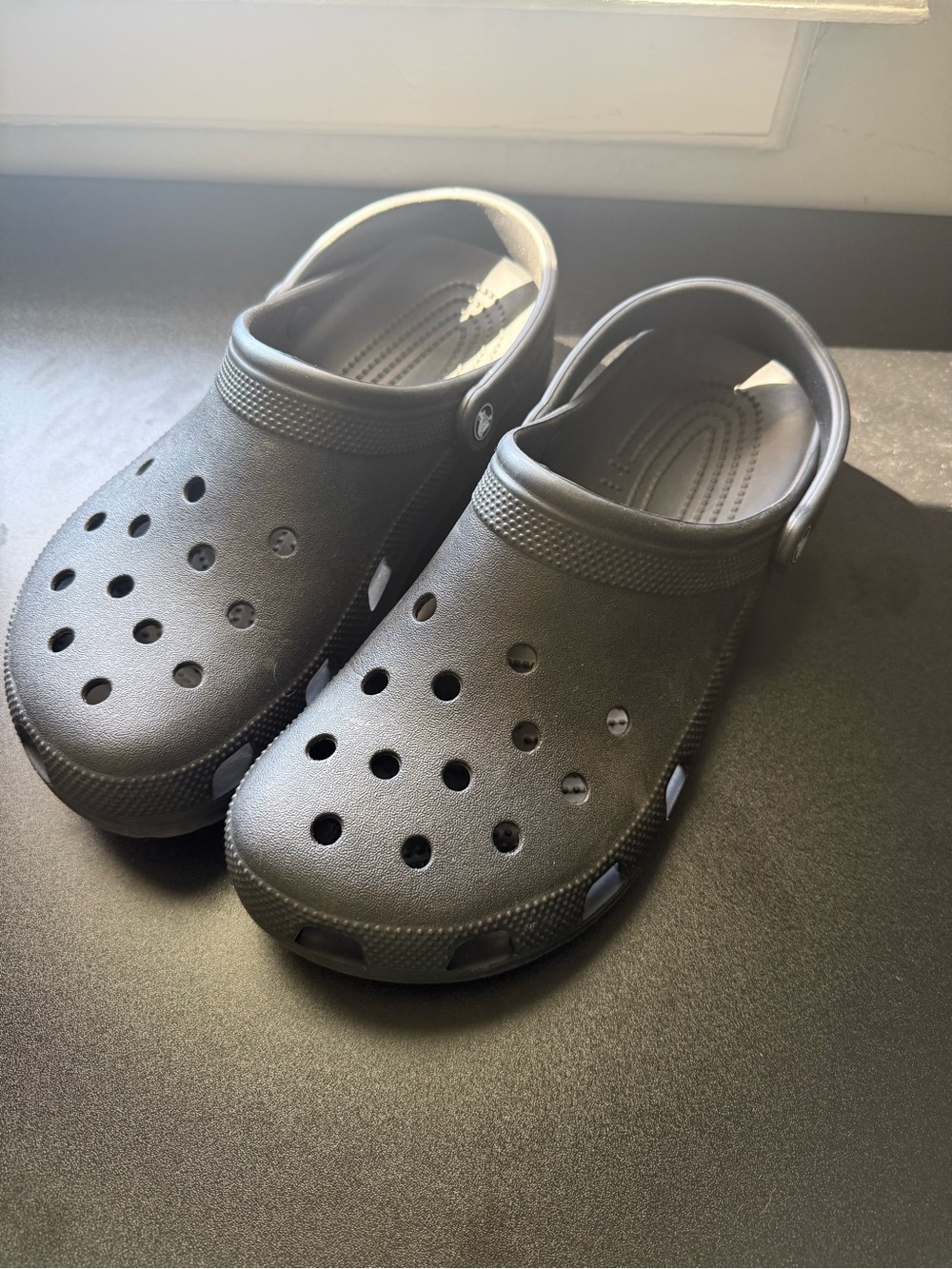 Black Crocs